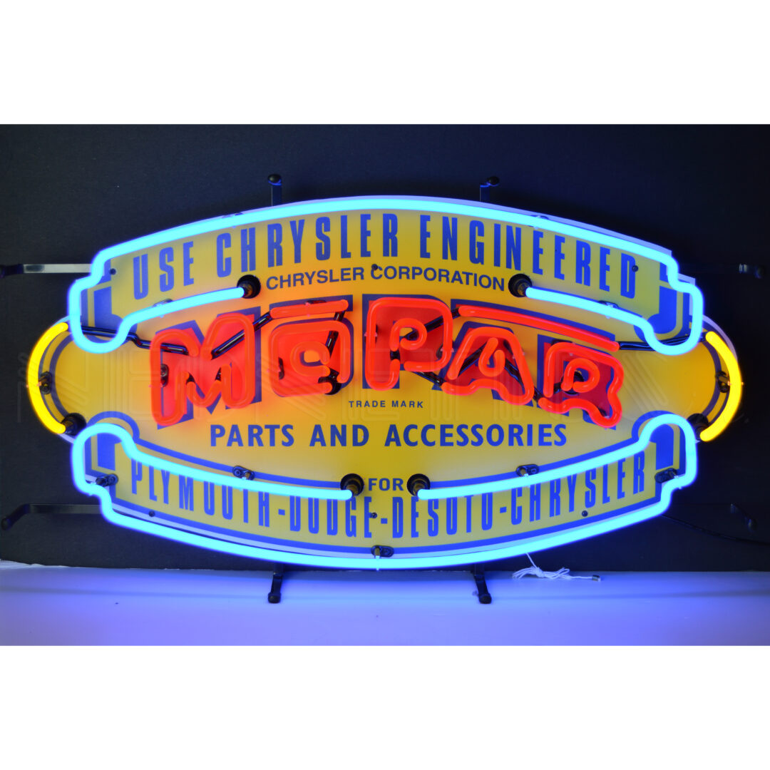 AUTO - MOPAR VINTAGE SHIELD NEON SIGN - 5MPRVS - Neonetics