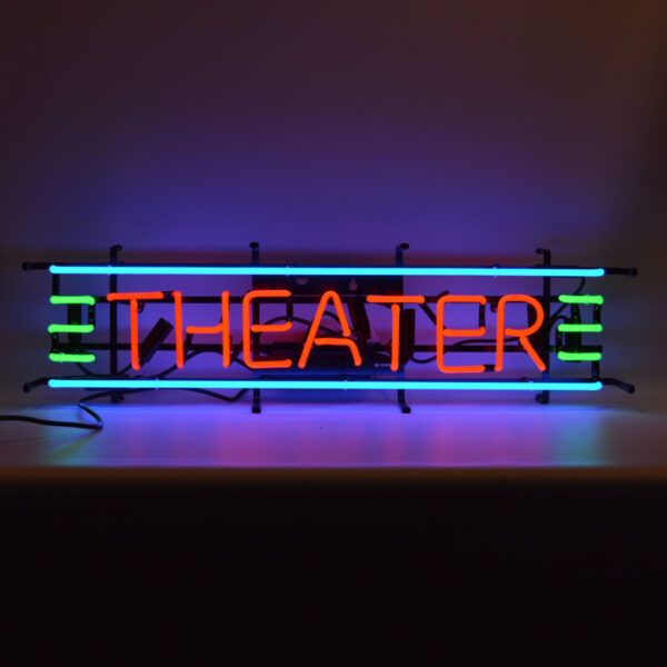 XTRA - THEATER RED, GREEN AND BLUE NEON SIGN - 5THESM