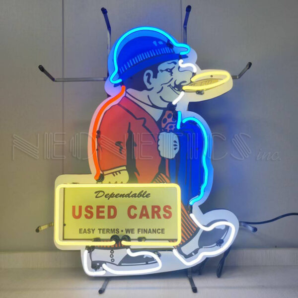USED CAR GUY NEON SIGN - 5USEDC