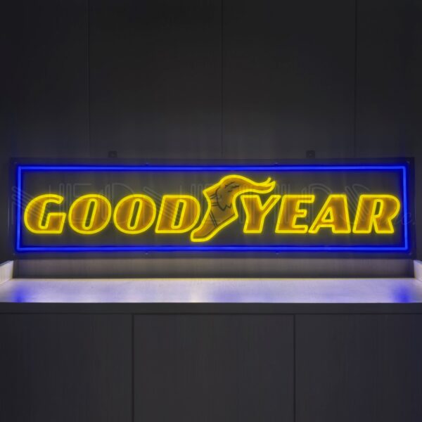 GOODYEAR LED FLEX-NEON SIGN IN STEEL CAN - 29GYSGN